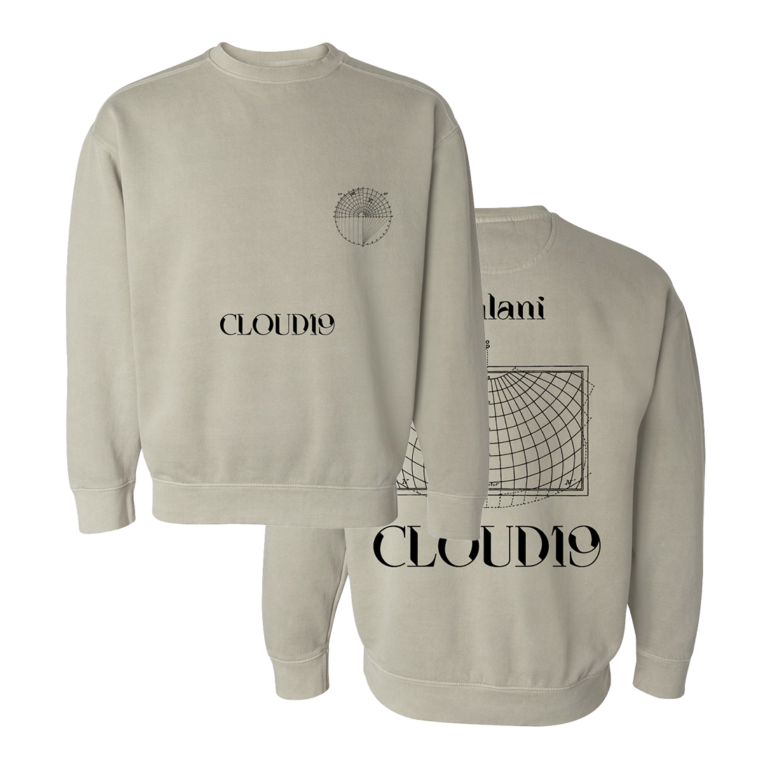 cloud 19 anniversary crewneck