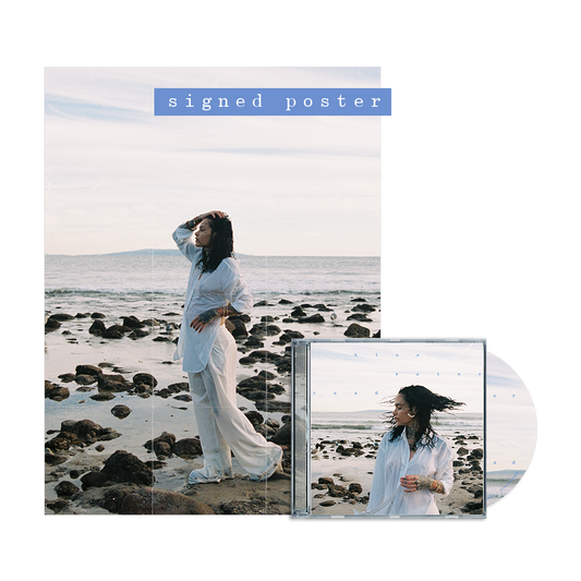 blue water road CD with Autographed Poster