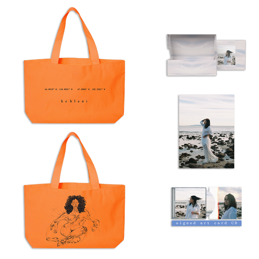 exclusive community tote + signed art card CD box set