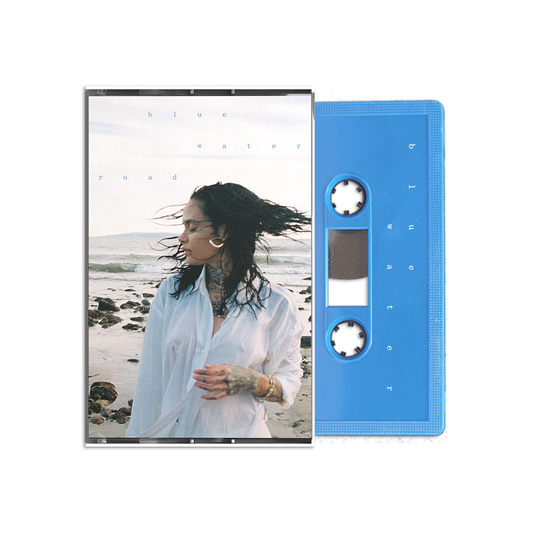 blue water road recycled blue cassette